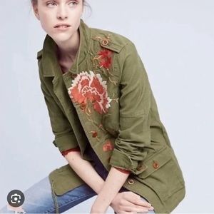 Anthropologie embroidered jacket